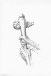 Hache en silex néolithique
