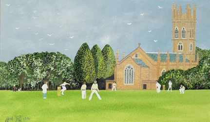 Cricket sur Churchill Green