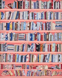 Collection de livres colorés