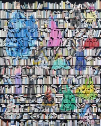 Robes en forme de livres colorées