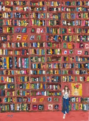 Lecteur « Bibliothèque colorée »