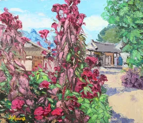 Fleurs du Village coréen
