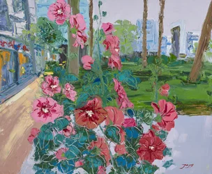 Un jardin urbain plein de vie