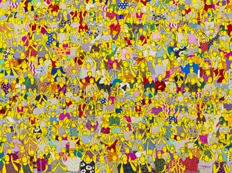 Une célébration animée en foule