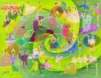 Tourbillon de danse éclatant