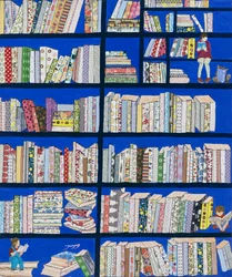Des livres de bibliothèque pleins de vie