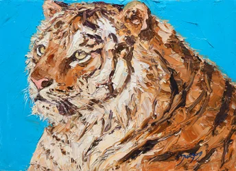 Le regard vibrant du tigre
