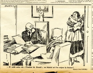 Candide, Satirique en N & B