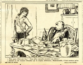 Candide, Satirique en N & B