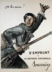 Première Guerre mondiale (1914-1918): affiche par Abel Faivre (1867-1945) pour l