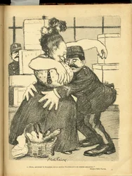 Illustration par Abel Faivre dans Le Rire