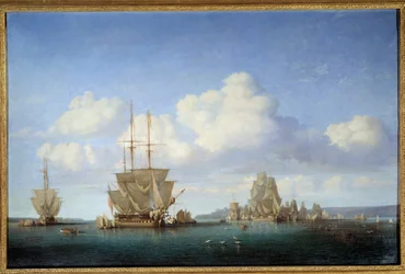 La rade de Brest en 1844