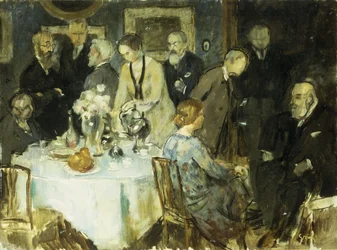 Figures dans un intérieur
