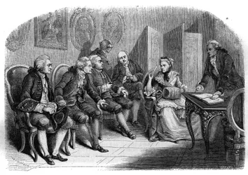 Le salon littéraire de Marie Anne Doublet (Doublet de Persan)