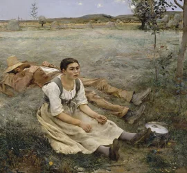 La fenaison, 1877