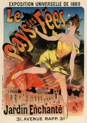 Le Pays des Fées, affiche, 1889