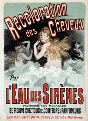 Femmes nues dans les nuages - publicité pour « L