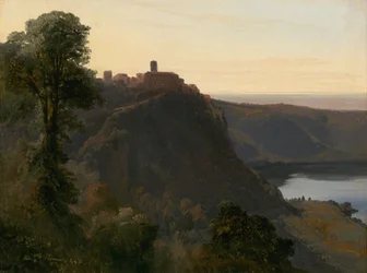 Vue du lac de Nemi