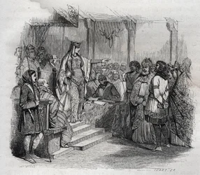 Ermengarde de Hesbaye (778-818) a fait condamner à mort Bernard d