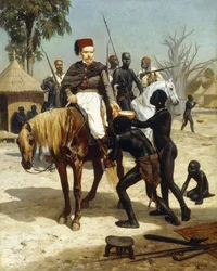 Un visiteur exotique, 1857