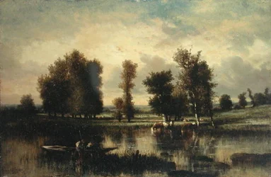 Bateau au bord de la rivière