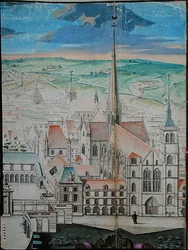 Palais des Ducs de Bourgogne à Dijon avant restauration par Mansart