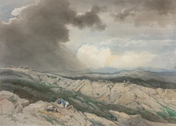 Paysage avec bergers, vers 1869