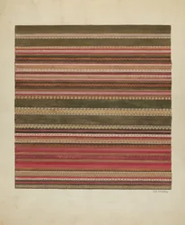 Tapis tissé à la main