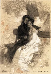 illustration pour Eugénie Grandet par Auguste Leroux (impression)