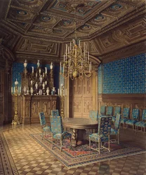 Le Palais Stroganov à Saint-Pétersbourg. Salle à manger