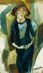 Hermin en bleu, 1916