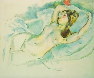 Femme nue allongée, 1920-1925