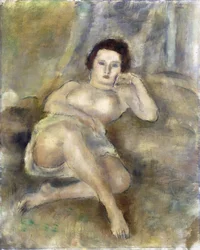 Fille allongée, 1925