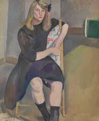 Jeune fille assise