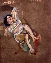 La femme limousine, vers 1908