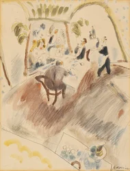Deux hommes dînant