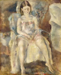 Jeune fille assise