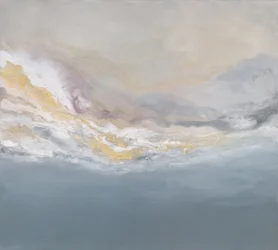 Des nuages tourbillonnants aux teintes douces