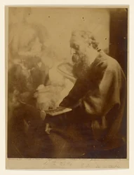 G. F. Watts R. A. dans son atelier