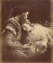 La séparation de Sir Lancelot et de la Reine Guenièvre