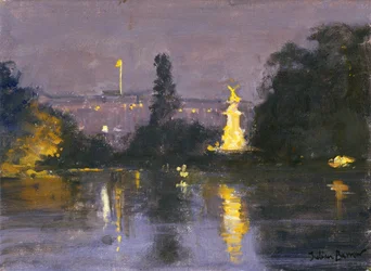 Palais de Buckingham - Nuit