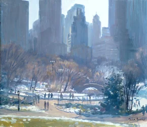 Hiver à Central Park, New York, 1997