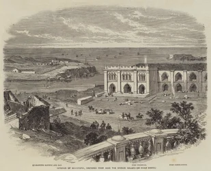 Intérieur de Sébastopol, esquissé près de la Galère de Bronze