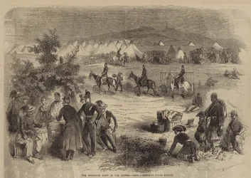 Le camp sarde en Crimée