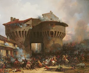 Combat à la Porte Pannessac en 1562, c.1833