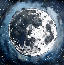 Lueur cosmique de la Lune