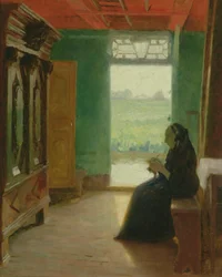 Salle dans le vieux pays, c.1900