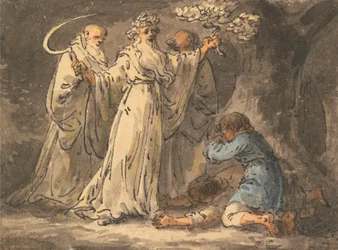 La coupe du gui sur celui-ci par les druides