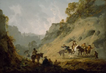 Gitans avec une course d