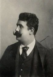 Portrait du compositeur Italien Ruggero Leoncavallo (photo)